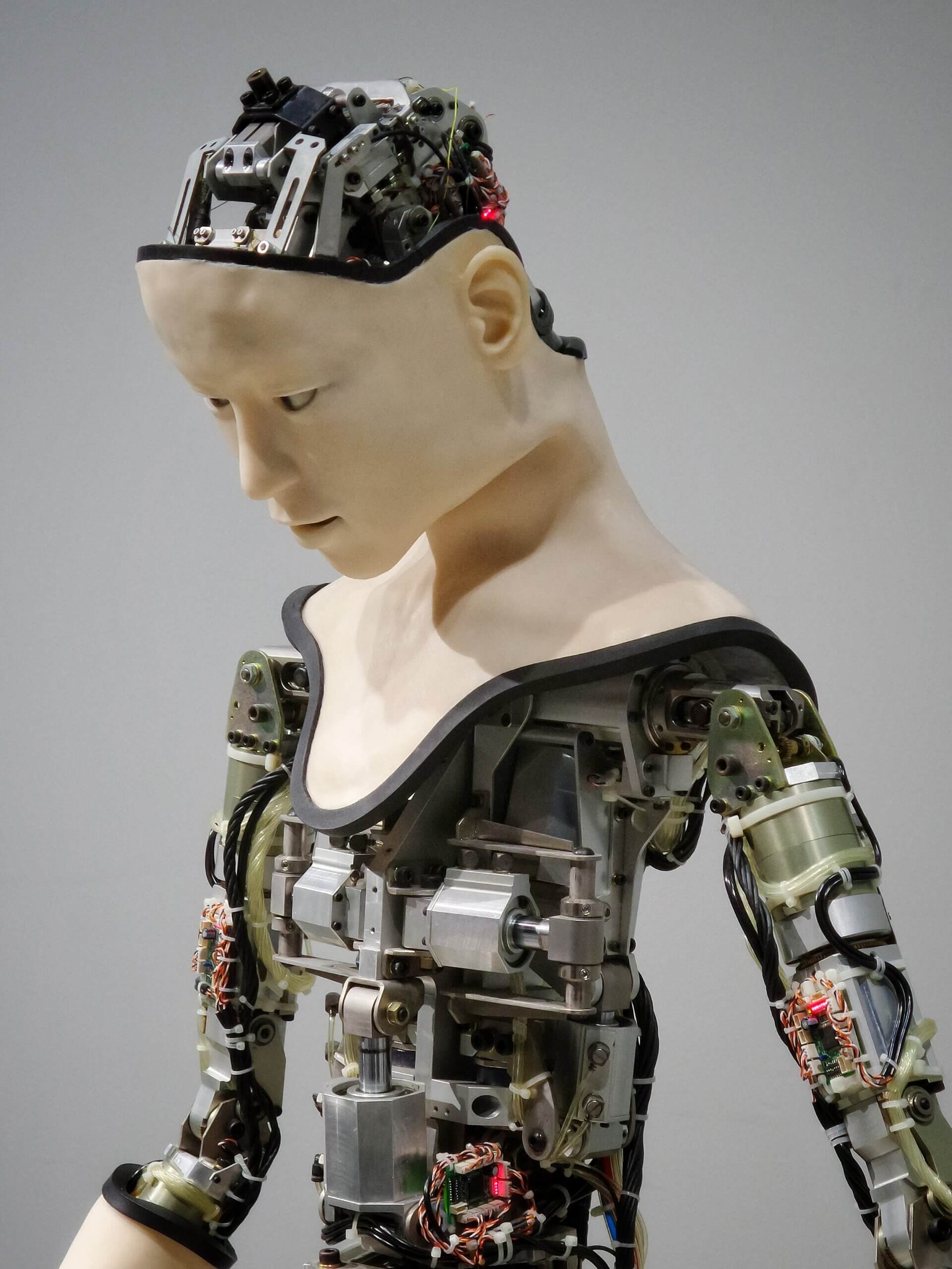 Robot que muestra como seria la IA
